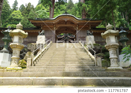 Paper gods Okamoto Shrine and Otaki Shrine, Satomiya's shrine gate 117761787
