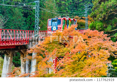 東京秋葉中的纜車攀登禦嶽山 117762919