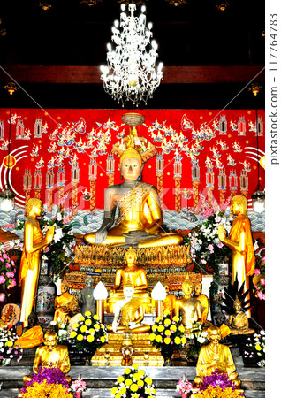 thailand bangkok ayutthaya ancient ruins 117764783