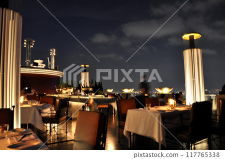 Sirocco night view in Bangkok, Thailand 117765338