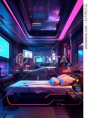 賽博朋克房間01 賽博朋克房間01 117765712