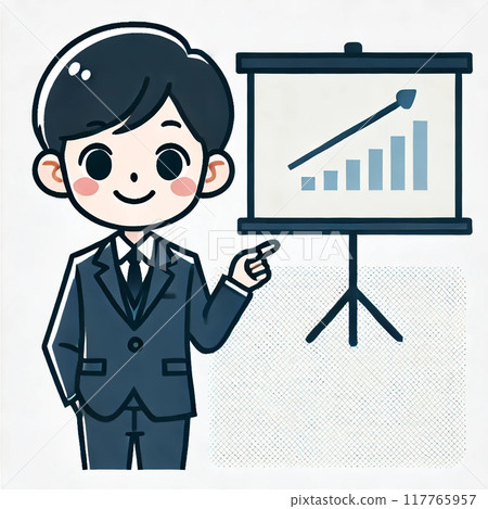 Men presenting 117765957