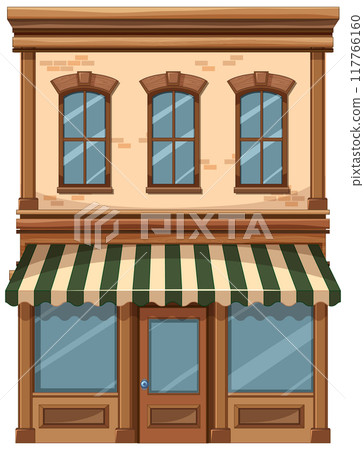 Vintage Two-Story Storefront Vintage Two-Story Storefront 117766160