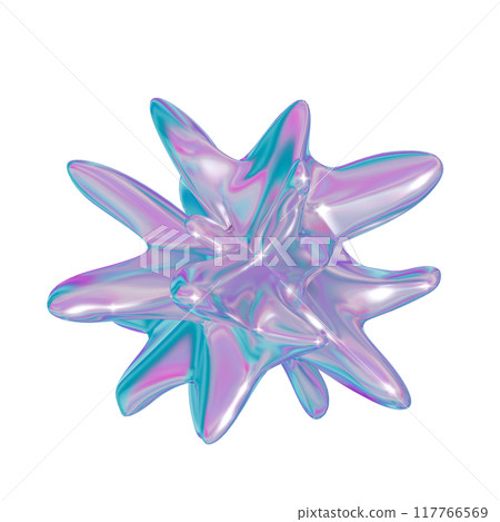 Y2K 3D illustration graphic Y2K 3D illustration graphic 117766569