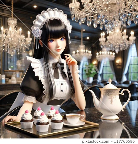Black Hair Maid Black Hair Maid 117766596