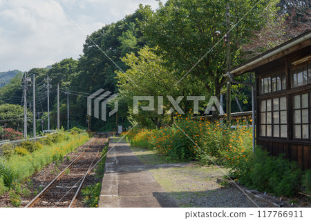 從上神梅車站往桐生方向的風景【渡良瀨溪谷鐵道】 群馬縣 117766911