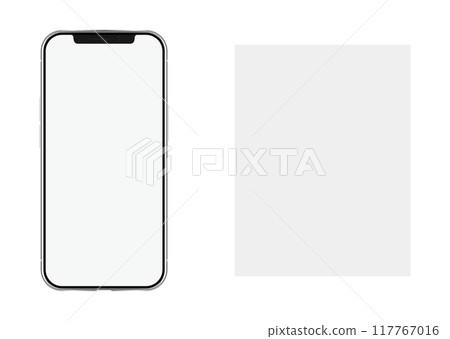 Smartphone and QR code 117767016