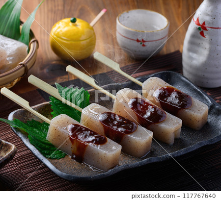 Konjac with miso sauce (made with red miso) Konjac with miso sauce (made with red miso) 117767640