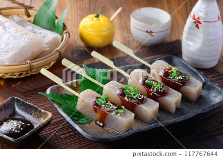 蒟蒻味噌田樂（紅味噌風格） 117767644