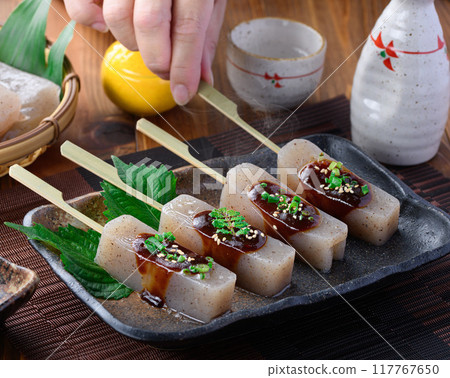 蒟蒻味噌田樂（紅味噌風格） 117767650
