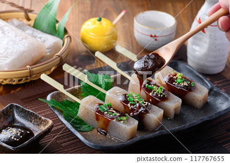 蒟蒻味噌田樂（紅味噌風格） 117767655