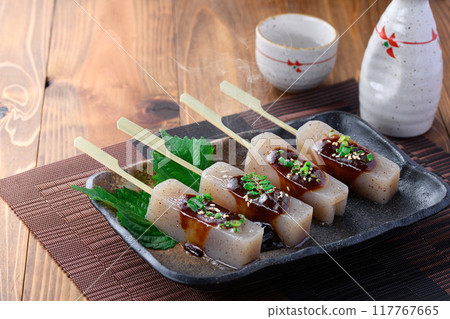 蒟蒻味噌田樂（紅味噌風格） 117767665