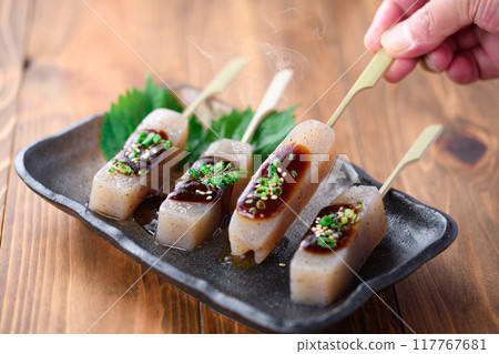 蒟蒻味噌田樂（紅味噌風格） 117767681