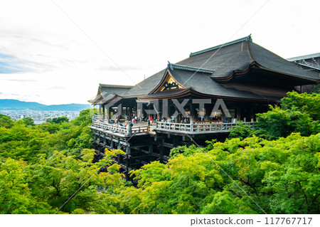 Views of Kiyomizu-dera temple in Kyoto, Japan Views of Kiyomizu-dera temple in Kyoto, Japan 117767717