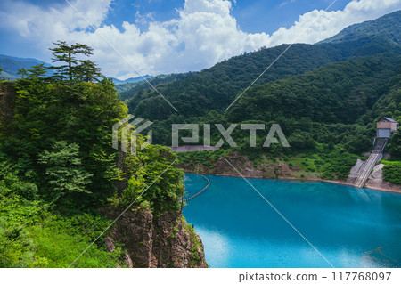 Lake Okushima, where the Okushima blue shines Lake Okushima, where the Okushima blue shines 117768097