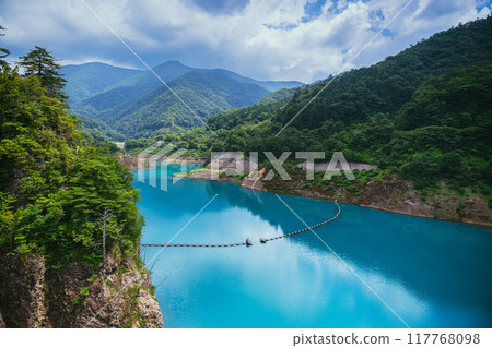 Lake Okushima, where the Okushima blue shines Lake Okushima, where the Okushima blue shines 117768098