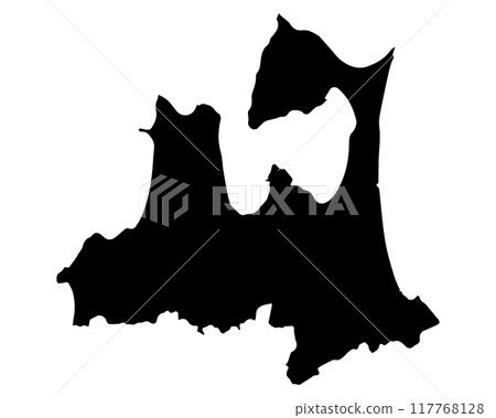 Aomori Prefecture Map 117768128