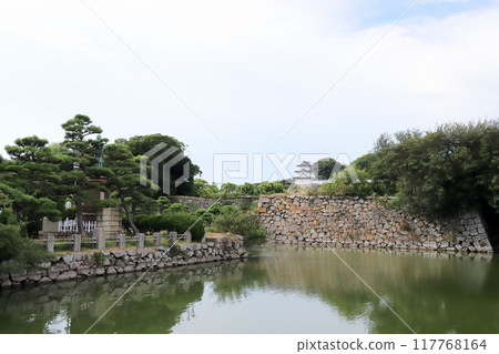 夏天的明石城跡(兵庫縣明石市) 夏天的明石城跡(兵庫縣明石市) 117768164