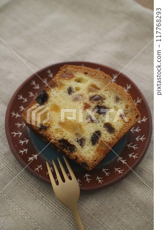 Fruit pound cake 117768293