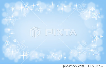 冬季影像背景與雪花和閃光 冬季影像背景與雪花和閃光 117768732