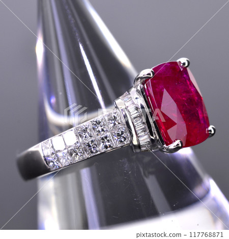 Ruby Diamond Ring 117768871
