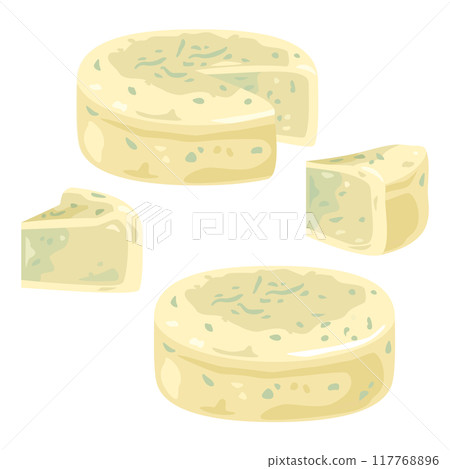 Blue cheese set 117768896