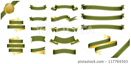 綠絲帶banner設計素材 117769303