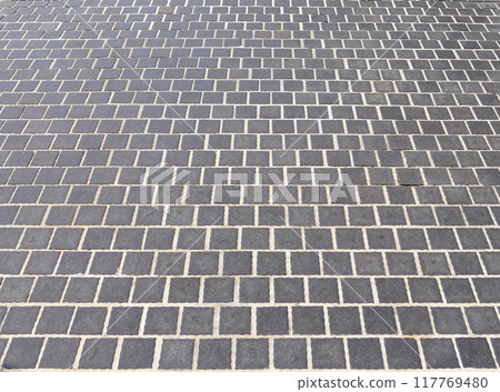 Pavement block streets concrete brick for background Pavement block streets concrete brick for background 117769480