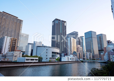Early morning view of the Tosabori River 117770715