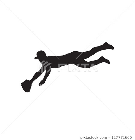 silhouette of baseball player vector black and white background. silhouette of baseball player vector black and white background. 117771660