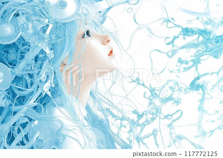 A high school girl dreaming of cyberpunk 117772125