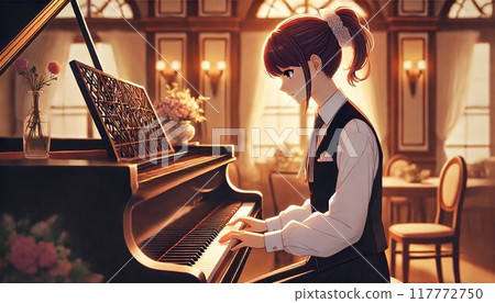 一個女人彈鋼琴 一個女人彈鋼琴 117772750
