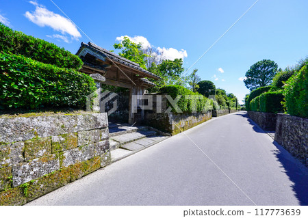 擁有美麗街道的知覽武士住宅(鹿兒島縣南九州市) 擁有美麗街道的知覽武士住宅(鹿兒島縣南九州市) 117773639