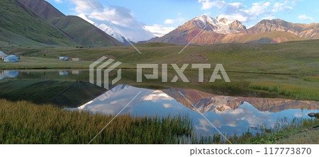 in tajikistan the beautiful land 117773870