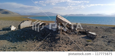 in tajikistan the beautiful land 117773875