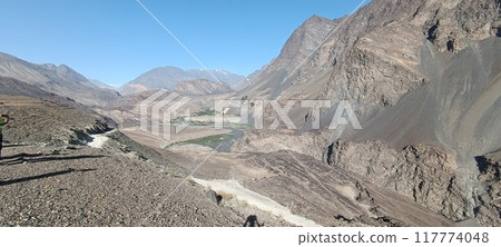 in tajikistan the beautiful land 117774048