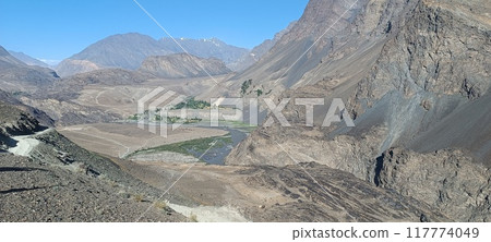 in tajikistan the beautiful land 117774049