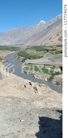 in tajikistan the beautiful land 117774074