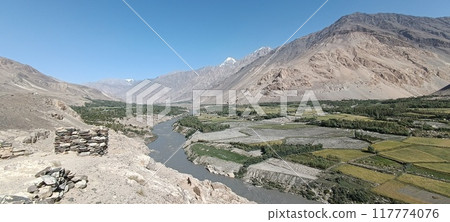 in tajikistan the beautiful land 117774076