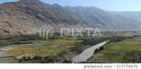 in tajikistan the beautiful land 117774079