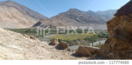 in tajikistan the beautiful land 117774080