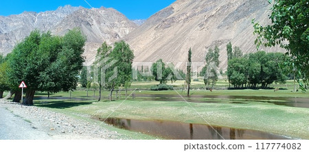 in tajikistan the beautiful land 117774082