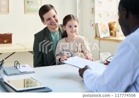 Visiting Pediatrician Office for Routine Health Checkup 117774506