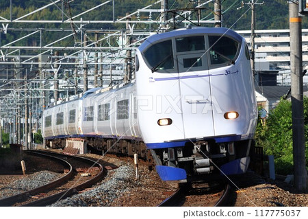 [JR西日本]281系+271系「Haruka」～30週年～（JR京都線：島本～山崎） 117775037