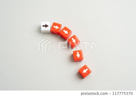 Disruption of plans. Destruction of progress. Decline and disintegration. Collapse and failure. Defeat. Destabilization of the situation, degradation. Disruption of plans. Destruction of progress. Decline and disintegration. Collapse and failure. Defeat. Destabilization of the situation, degradation. 117775370
