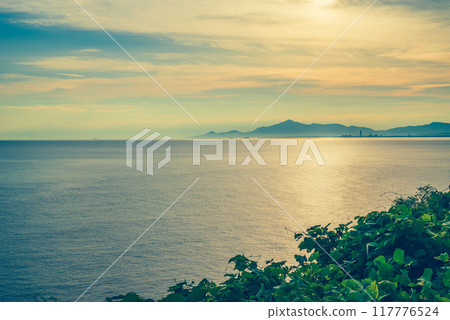 Early morning view of the Sea of Japan [Joetsu City] 117776524