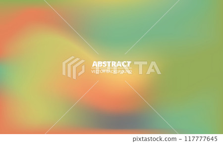 Color gradient abstract background. Orange, green and yellow gradation vector texture. Pastel color blur abstract background Color gradient abstract background. Orange, green and yellow gradation vector texture. Pastel color blur abstract background 117777645