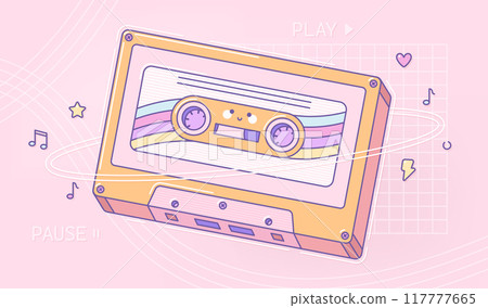 Doodle music label. 117777665