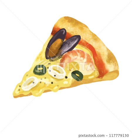 Pizza illustration Pizza illustration 117779130