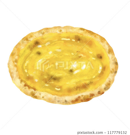 Pizza illustration: Quattro Formaggi Pizza illustration: Quattro Formaggi 117779132